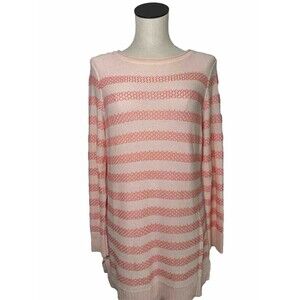 Pendelton Pink Stripe Sweater Pullover Size Medium